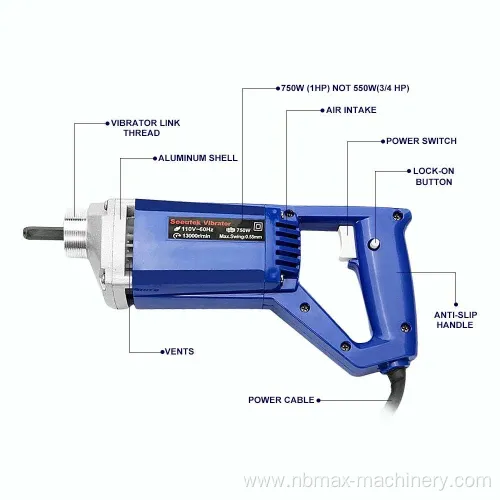 OEM Hand-Held Operation Electric Portable Concrete Vibrator